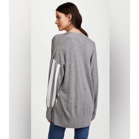 Rag & Bone Grace Sweater Light Grey Merino Wool Understated Luxury Size Small - Picture 3 of 9